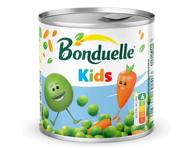 Konservuoti smulkūs žirneliai su morkomis BONDUELLE KIDS, 200 g