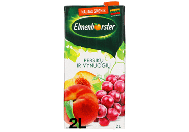 Vynuogių ir persikų sulčių gėrimas ELMENHORSTER, 2000 ml