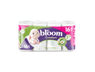 Tualetinis popierius BLOOM COMFORT CHAMOMILE, 3 sluoksnių, 16 vnt.