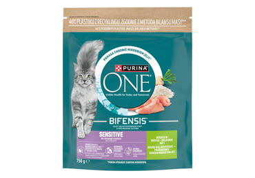 Sausas maistas katėms su kalakutiena PURINA ONE SENSITIVE, 750g