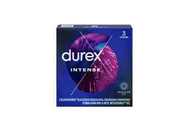 Prezervatyvai DUREX INTENSE, 3 vnt
