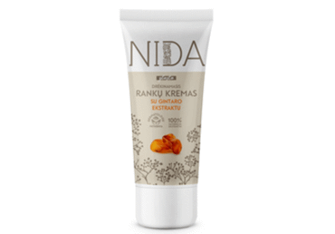 Rankų kremas NIDA su gintaro ekstraktu, 75 ml