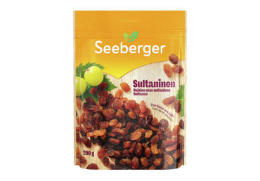 Besėklės razinos SEEBERGER, 200 g