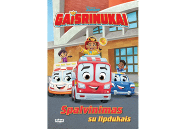 Knyga GAISRINUKAI. SPALVINIMAS SU LIPDUKAIS, 1 vnt.