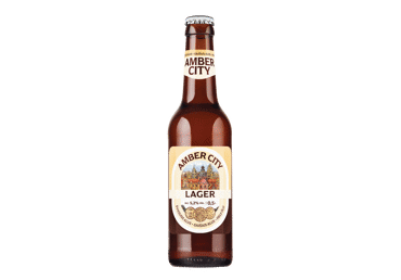 Nefiltruotas šviesus alus AMBER CITY, 5,2%, 500 ml