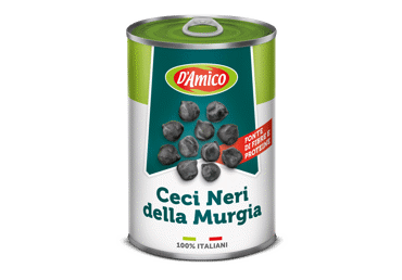 Konservuoti juodieji avinžirniai D'AMICO, 400 g