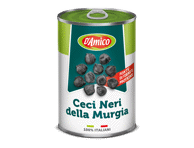 Konservuoti juodieji avinžirniai D'AMICO, 400 g