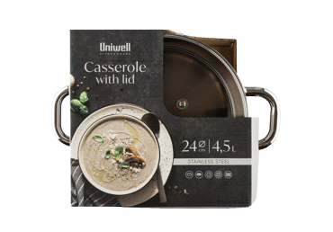 Puodas su dangčiu UNIWELL, 24 cm - 1
