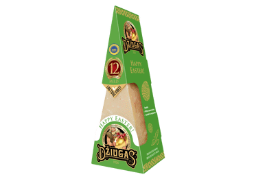 Kietasis sūris DŽIUGAS MILD, brandintas 12 mėn., 40 % rieb. s. m., 180 g - 2