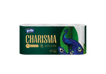 Tualetinis popierius GRITE CHARISMA, 8 rul., 4 sluoksnių, 8 vnt.