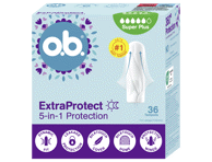 Higieniniai tamponai O.B. EXTRA PROTECT SUPER PLUS, 36 vnt.