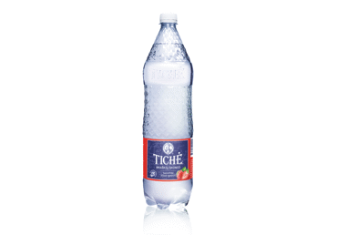 Gazuotas braškių skonio stalo vanduo TICHĖ, 1.5 l