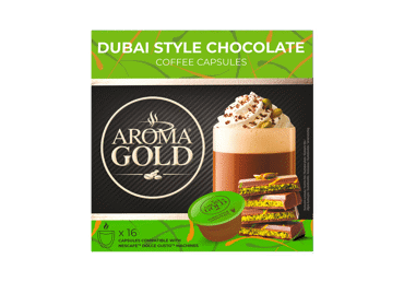 Kavos kapsulės AROMA GOLD DUBAI STYLE CHOCOLATE, 256 g