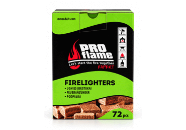 Įdegtukai PROflame EXPERT, 72 vnt.
