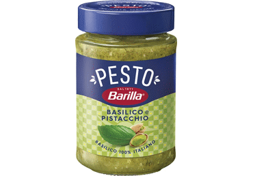 Pesto padažas BARILLA su bazilikais ir pistacijomis, 190 g
