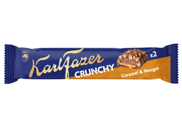 Šokoladinis batonėlis CRUNCHY KARL FAZER, 55 g