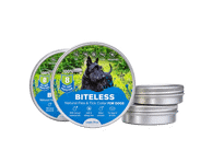 Šunų antiparazitinis antkaklis BITELESS, silikoninis, 70 cm