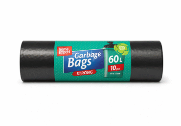 Šiukšlių maišai 60l/10vnt, HOME EXPERT