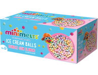 Ledų rutuliukai MINI MELTS, kramtomosios gumos skon., 100 g