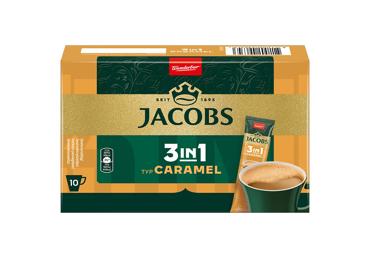 Tirpiosios kavos gėrimas JACOBS 3IN1 CARAMEL, 112 g
