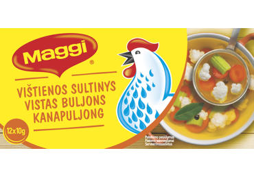 Vištienos sultinys MAGGI (12 x 10 g), 120 g