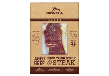 Brand. jautienos nugarinės kepsnys NEW YORK STRIP be kaulo, 240 g