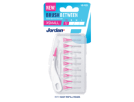 Tarpdančių šepetėliai JORDAN BRUSH BETWEEN, XS / 0,4 mm, 10 vnt.