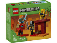 LEGO® Minecraft® Lavos mūšis Nether dimensijoje Žaislas 21266