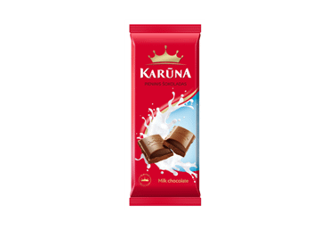 Pieniškas šokoladas KARŪNA, 90 g