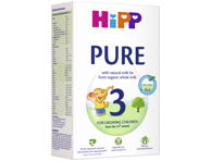 Ekologiškas  tolesnio maitinimo kūdikių pieno mišinys  (nuo 12 mėnesio) HiPP 3 PURE, 500 g