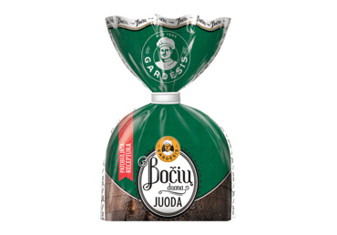 Juoda raikyta BOČIŲ duona, 400 g - 1