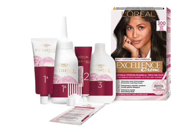 Plaukų dažai L'OREAL EXCELLENCE CREME, Nr. 300, 1 vnt. - 2