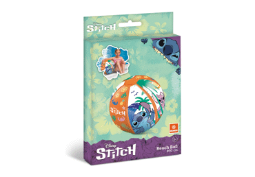Pripučiamas paplūdimio kamuolys STITCH, 51 cm - 1