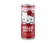 Gazuotas braškių ir vanilės skonio gaivusis gėrimas HELLO KITTY, 250 ml