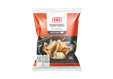 Šaldyti koldūnai VIČI su kiauliena TRADITIONAL STYLE, 400 g