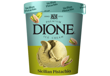 Sicilijos pistacijų valgomieji ledai DIONE, 376 g