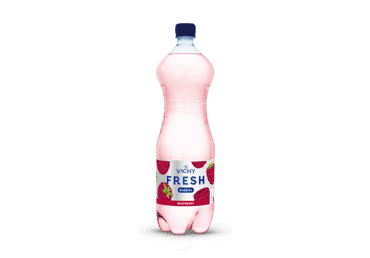 Gazuotas vanduo VICHY FRESH, aviečių skonio, 1.5 l