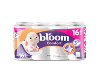 Tualetinis popierius BLOOM COMFORT SOFT ORANGE, 3 sluoksnių, 16 vnt.