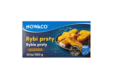 Šaldyti žuvų filė piršteliai NOWACO, 250 g