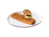 Pyragėlis su varškės ir špinatų įdaru, 86 g