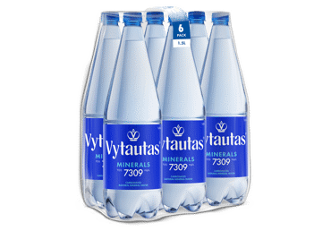 Gazuotas nat. mineralinis vanduo VYTAUTAS, 6 l