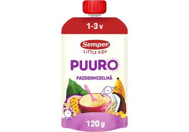 SEMPER RTE košė su pasiflorais, bananais ir kokosu pienu nuo 12mėn., 120g