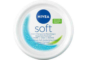 NIVEA Soft drėkinamasis kremas veidui, kūnui, rankoms, 200 ml