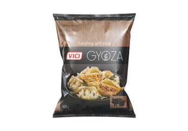 Šaldyti koldūnai VIČI GYOZA su mėsos įdaru, 400 g