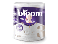 Popieriniai rankšluosčiai BLOOM DELUXE, 3 sluoksnių, 1 vnt.