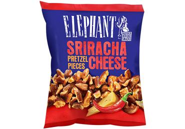 Brecelių gabaliukai ELEPHANT, sūrio SRIRACHA skonio, 125 g