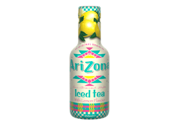 Šaltos arbatos gėrimas ARIZONA EXTRA JUICY, citrinų skonio, 450 ml