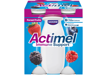 Ferm. jogurto gėrimas ACTIMEL, uogų sk., 1,5 % rieb., 4x100g, 400 g