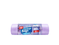 Kvapnūs užrišami šiukšlių maišai, HOME EXPERT, 40l, 12vnt 