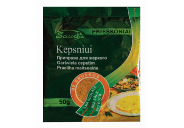 Kepsnių prieskoniai SAUDA, be druskos, 50 g